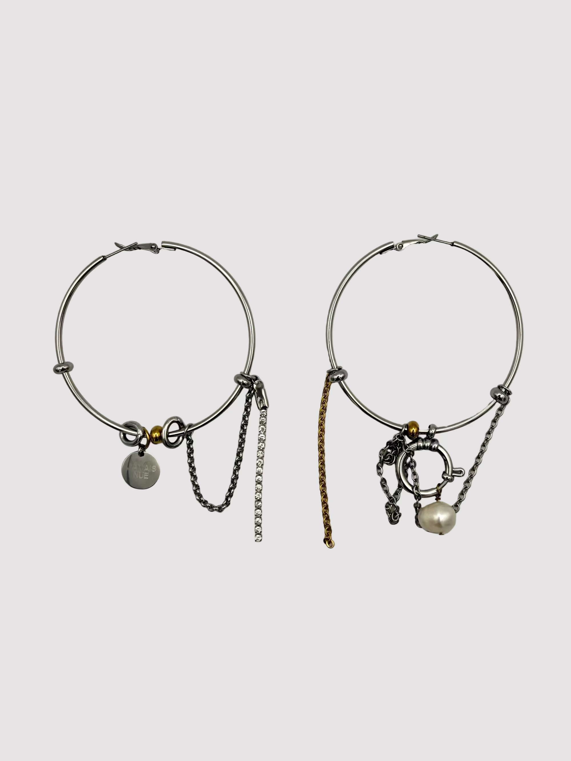 Boucles d’oreilles créoles SIREN